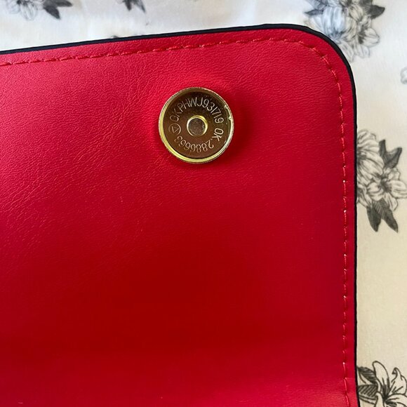 Coach Classic Monogram Strawberry Print Chain Crossbody Bag - Picture 9 of 14